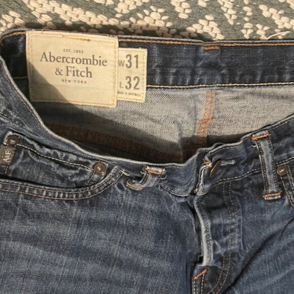 👖 Abercrombie & Fitch Jeans | Men’s 31W 32L | Straight Leg | New Without Tags - Picture 2 of 3